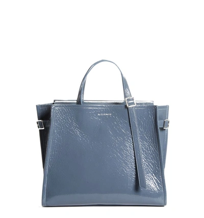 Calvin Klein 205w39nyc Calvin Klein 209w39nyc East/west Leather Tote - Grey In Grey Blue