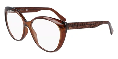 Longchamp Women's 55mm Opticals In Brown