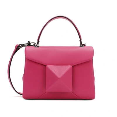 Tiffany & Fred Paris Tiffany & Fred Full-grain Soft Leather Top-handle In Pink