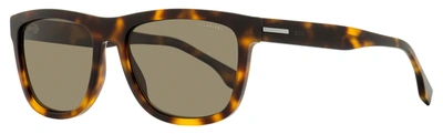 Hugo Boss Men's Polarized Sunglasses B1439s 05lsp Havana 58mm In Yellow