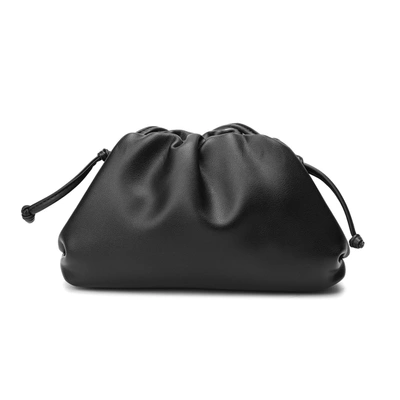 Tiffany & Fred Paris Tiffany & Fred Smooth Leather Pouch/shoulder Bag In Black