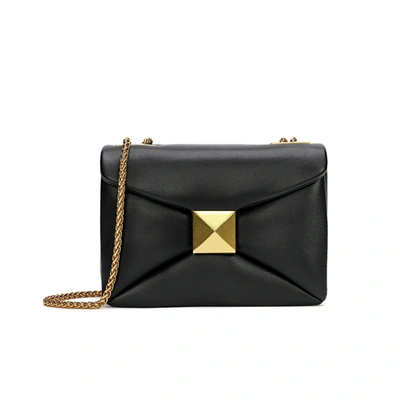 Tiffany & Fred Smooth Nappa Leather Shoulder Bag In Black