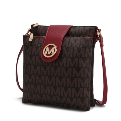 Mkf Collection By Mia K Wrigley M Signature Crossbody Handbag In Red
