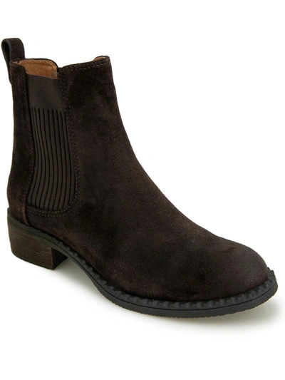 Gentle Souls By Kenneth Cole Best Womens Leather Ankle Chelsea Boots In Gold