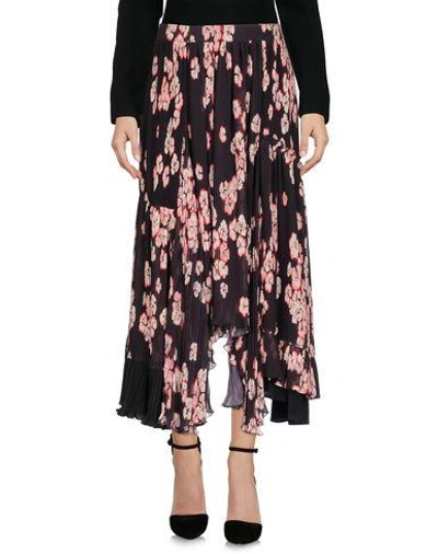 Isabel Marant Midi Skirts In Purple