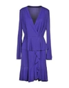 Roberto Cavalli Short Dress In Purple