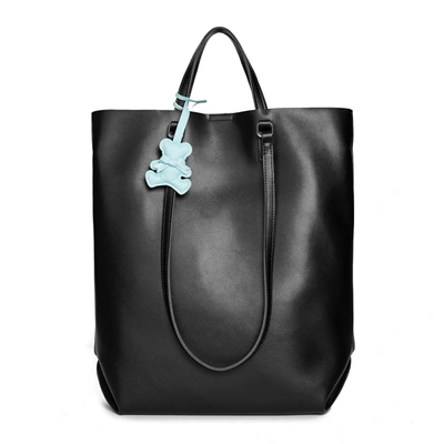 Tiffany & Fred Paris Tiffany & Fred Smooth Leather Top-handle Tote Bag In Black