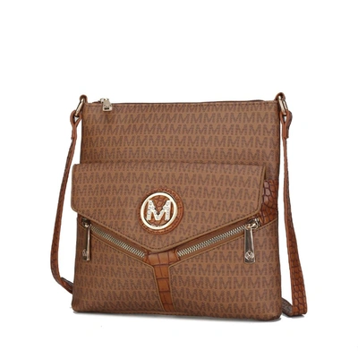 Mkf Collection By Mia K Tania Crossbody Vegan Leather Handbag In Multi