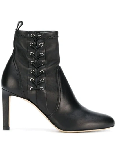 Jimmy Choo Mallory Boots In Black