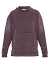 Givenchy Logo-print Cotton Hooded Sweatshirt In Purple