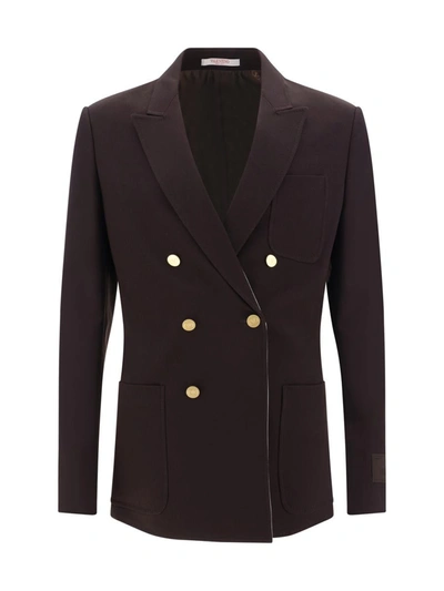 Valentino Blazers E Vests In Ebano