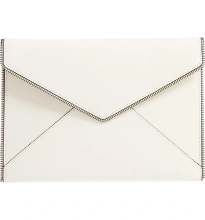 Rebecca Minkoff Leo Envelope Clutch - White In Antique White