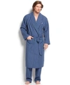 Polo Ralph Lauren Sleepwear, 100% Cotton Harwich Plaid Woven Robe