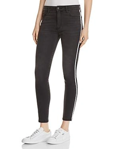 Joe's Charlie Race-stripe Ankle Skinny Jeans In Ashley