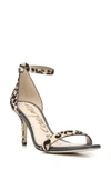 Sam Edelman 'patti' Ankle Strap Sandal In Sand Fabric