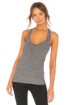 Beyond Yoga So Twisted Tank In Gray