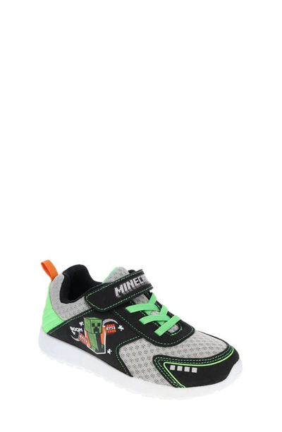 Sg Footwear Kids' Minecraft© Sneaker In Black Grey