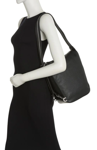 Calvin Klein Moss Hampton Convertible Bag In Black/ Silver