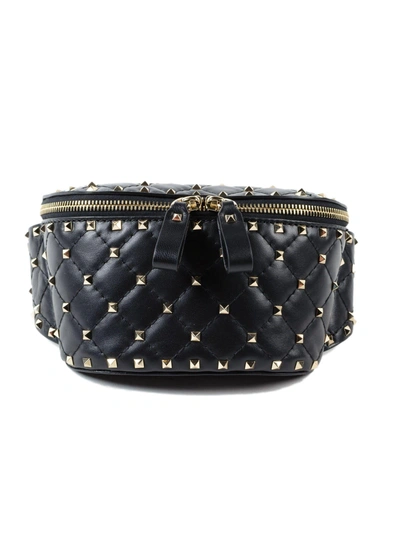 Valentino Garavani Rockstud Spike Belt Bag In 0no Nero