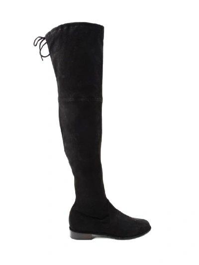 Stuart Weitzman The Lowland Over-the-knee Boots In Black