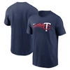 Nike Navy Minnesota Twins Local Team Skyline T-shirt In Blue