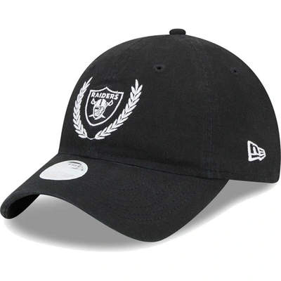 New Era Black Las Vegas Raiders Leaves 9twenty Adjustable Hat