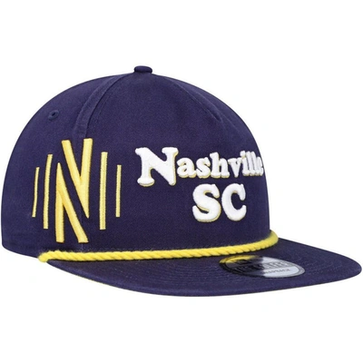 New Era Navy Nashville Sc Heritage The Golfer Snapback Hat