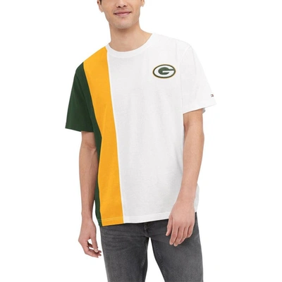 Tommy Hilfiger White Green Bay Packers Zack T-shirt