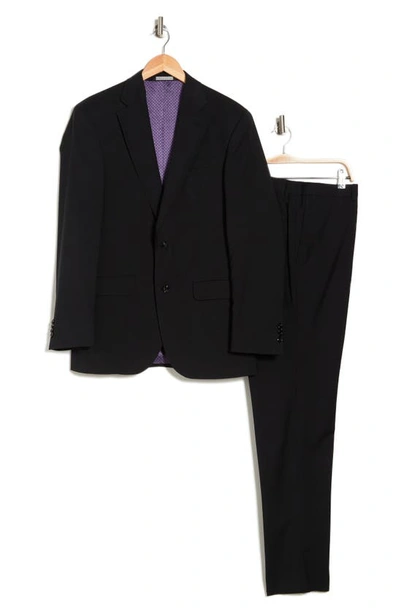 Ted Baker Jarrow Trim Fit Wool Suit In Black