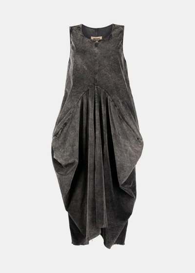 Uma Wang Grey Alice Asymmetric Dress