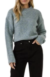 English Factory Cozy Crewneck Sweater In Blue