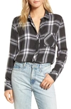 Rails Hunter Plaid Shirt In Coal White