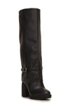 Lucky Brand Nathari Foldover Knee High Boot In Black