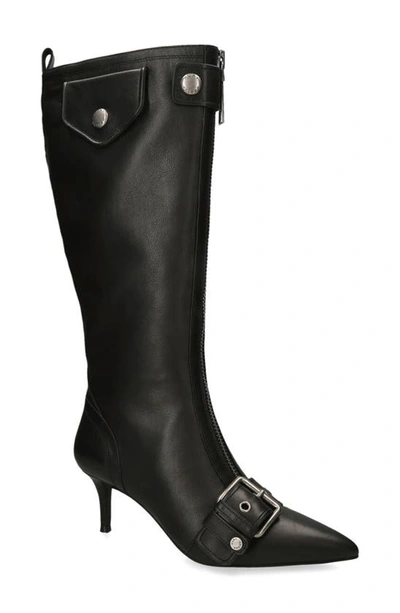 Kurt Geiger Hackney Kitten Heel Boot In Black