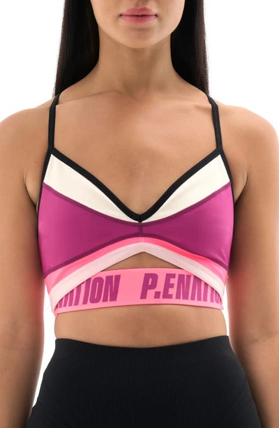 P.e Nation Overland Sports Bra In Pink