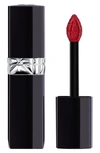 Dior Rouge  Forever Liquid Lacquer Lipstick In 875 Enigmatic - An Intense Cherry Red