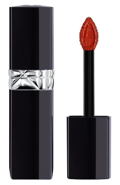 Dior Rouge  Forever Liquid Lacquer Lipstick In 840 Rayonnante
