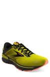 Brooks Adrenaline Gts 22 Running Sneaker In Nightlife/ Black/ Flame