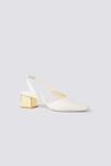 Jonathan Simkhai Mac Slingback In Ivory