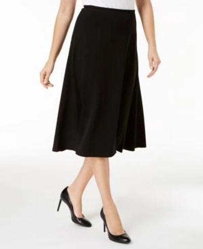 Calvin Klein A-line Skirt In Black