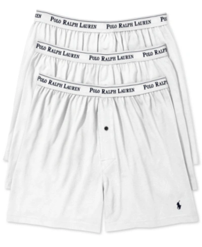 Polo Ralph Lauren 3-pack Cotton Boxers In White