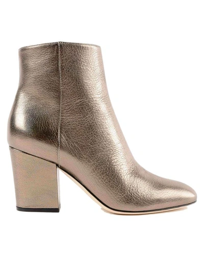 Sergio Rossi Virginia H75 Ankle Boots In Fango