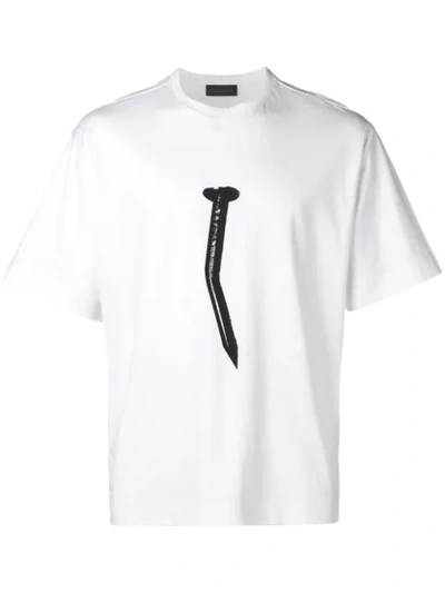 Diesel Black Gold 'teorial-nail' T-shirt In White