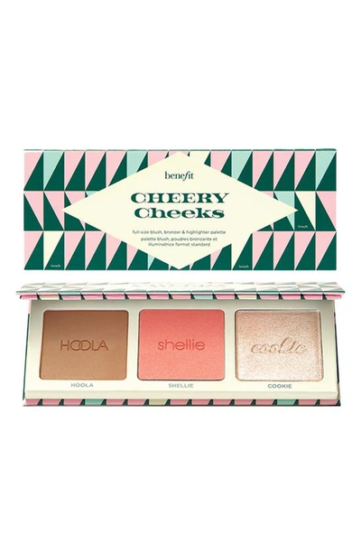 BENEFIT COSMETICS CHEEKY CHEEKS MAKEUP PALETTE (LIMITED EDITION) $101 VALUE 