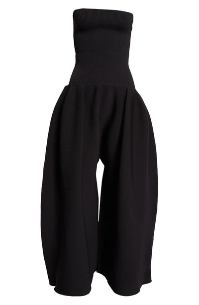 Cfcl Pottery Strapless Knit Jumpsuit In Black