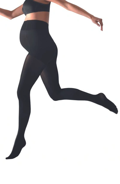 Cache Coeur Activ Soft Maternity Tights In Black