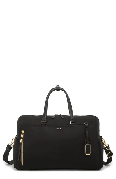 Tumi Venice Duffle Bag In Black/ Gold