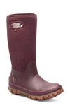 Bogs Whiteout Faded Waterproof Boot In Wine