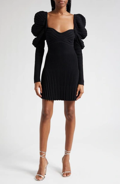Cult Gaia Adelie Knit Dress In Black | ModeSens