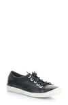 Softinos By Fly London Isla Sneaker In 053 Black Smooth Leather